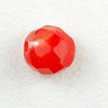 Glasschliffperlen 8 mm rot - crystal