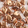 Dragon Scale Beads 1,5 x 5mm jet full capri gold 4g ( ca. 100 Stück)