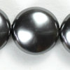 Swarovski 5860 Crystal Coin Pearls 12 mm dark grey