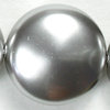 Swarovski 5860 Crystal Coin Pearls 16 mm light grey
