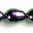 Swarovski 5821 Crystal Pearls, birnenförmig 11 x 8 mm iridescent purple
