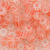Rocailles crystal matt - orange gestreift 3,0mm 20g
