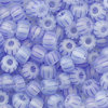 Rocailles crystal iris matt - blau gestreift 3,0mm 20g