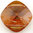Swarovski Perlen 5180 Square Bead 14 mm crystal copper