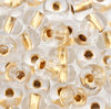 Rocailles crystal rotgold Einzug 4,0 mm 20g