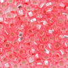 Rocailles indian pink mit Silbereinzug (SG) 2,1 mm 20g