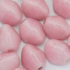 Pinch Beads 7x5mm weiß - pink gelüstert 25 Stk.