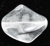 Glasperlen asymetrische Perle, crystal, Ø 10, 4 Stück