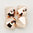 Swarovski Perlen 6328 Doppelkegel 6 mm quer gebohrt crystal rose gold 2x