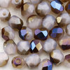 Glasschliffperlen 4 mm hell amethyst opal azuro