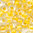 Rocailles crystal - maisgelber Farbeinzug 4,5 mm 20g