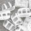 Roofy Beads crystal 5x8mm 25Stk. Two-Hole-Beads
