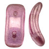 Preciosa Bow™ Beads crystal pink gelüstert 3,5 x 15,5mm  12 Stück