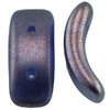 Preciosa Bow™ Beads crystal Golden Touch (GT) cerulean blue 3,5 x 15,5mm  12 Stück