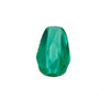 Glasschlifftropfen smaragd 7 x 5 mm, 12 Stück