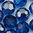 Swarovski Perlen 5000 Kugel 6 mm capri blue satin (SF)