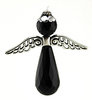 Kit für Engel aus schwarzem Obsidian, 50 mm hoch, 1 Stück