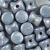 Preciosa Pellet Beads 4x6mm blau gelüstert 50 Stk.