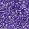 Rocailles crystal - violet (TP) Farbeinzug 2,1mm 20g