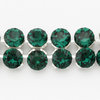 Swarovski Crystal Mesh 40001 PP21 emerald - silber Hotfix, 50 Stück