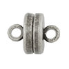 Neodym-Magnetverschluß antik silber  8 mm