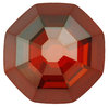 Swarovski 4678 Fancy Stone Solaris 23 mm crystal red magma teilmattiert