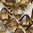 Swarovski Perlen 6301 Doppelkegel 6 mm quer gebohrt light colorado topaz satin (SF)