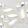 StormDuo Beads 3 x 7 mm crystal full AB 25 Stk.