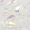 DropDuo Beads 3 x 6 mm crystal full AB 50 Stk.