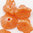 Flower Cup Beads 7x5mm hell orange opak gelüstert 25 Stück