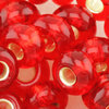 Rocailles hell rot mit Silbereinzug 6,0mm 20g