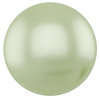 Cabochon perlmutt grün 25mm, 1 Stück