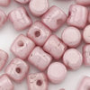 Minos® par puca®  weiß - pink gelüstert 2,5 x 3mm 5g (ca.100 Stk.)