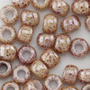 Toho Rocailles 8/0  Fb-Nr. 1201ᴽ beige opak - pink marmoriert 10g
