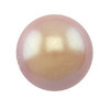 Preciosa Nacre Pearl 10mm pearlescent pink, 5 Stk.