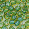 Toho Rocailles 8/0  Fb-Nr. 242  jonquil - emerald Farbeinzug 10g