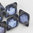 Matubo GemDuo™ Beads 5 x 8 mm Backlit crystal blue star 25 Stk.