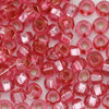 Rocailles pink SG mit Silbereinzug 2,3mm  20g