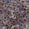Rocailles crystal iris - brauner Farbeinzug 2,3mm  20g
