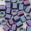Toho Hex-Cut Perlen 8/0  Fb-Nr. 705*^ blau metallic iris matt 10g
