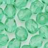Glasschliffperlen 4 mm smaragdgrün