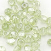 True2  Glasschliffperlen 2 mm crystal grün gelüstert
