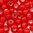 Rocailles hell rot - weißer Farbeinzug 3,0mm 20g