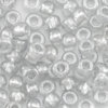 Rocailles crystal - silber gelüstert 2,3mm 20g
