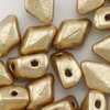 Matubo Mini GemDuo™ Beads 4 x 6 mm gold metallic matt 30 Stk.