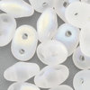 SuperDuo Beads crystal AB matt 2,5 x 5mm 10g