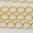 geschlossene Gliederkette fein, Ø 0,45mm, vergoldet, 1m-Stück