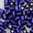 Toho Hex-Cut Perlen 11/0 Fb-Nr. 28 D° dunkel cobalt mit Silbereinzug 10g