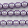 Imitationsperlenrund pearl shell lilac 3 mm, 1 Strang mit 150 Stk.