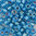 Miyuki Perlen 11/0 Rocailles 1025° capri blue iris mit Silbereinzug 10g